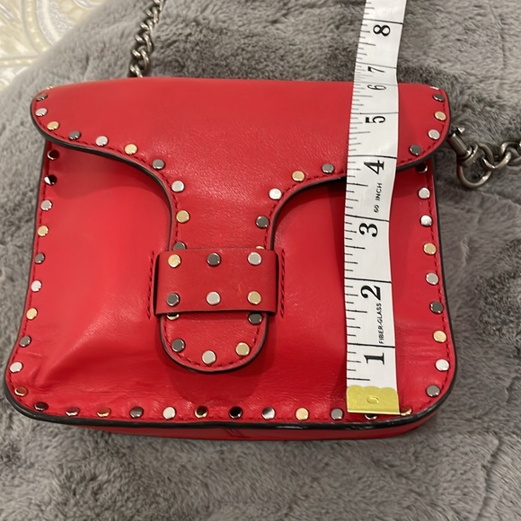 Rebecca Minkoff crossbody bag with studs flap style - Picture 8 of 10